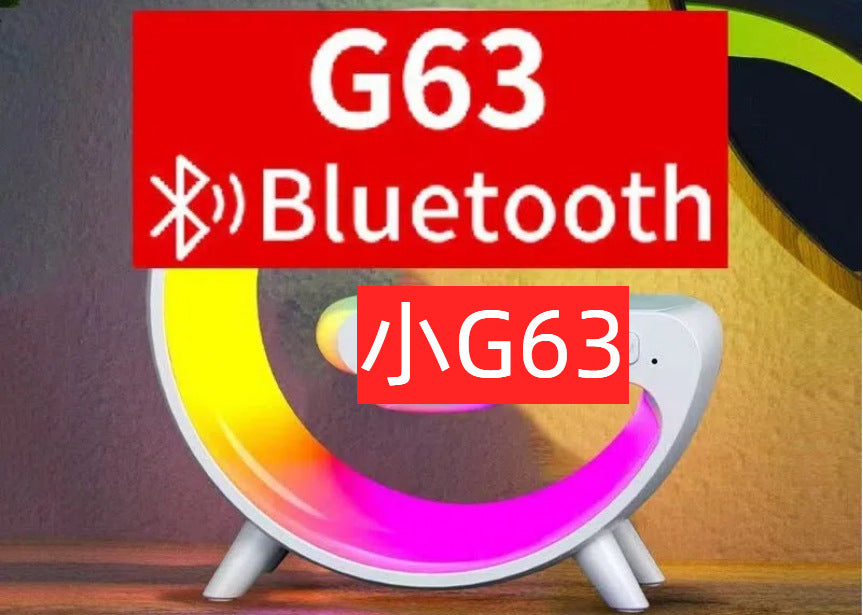 G63 Bluetooth Speaker Wireless Charging Clock LED Light Alarm Multifunctional eprolo