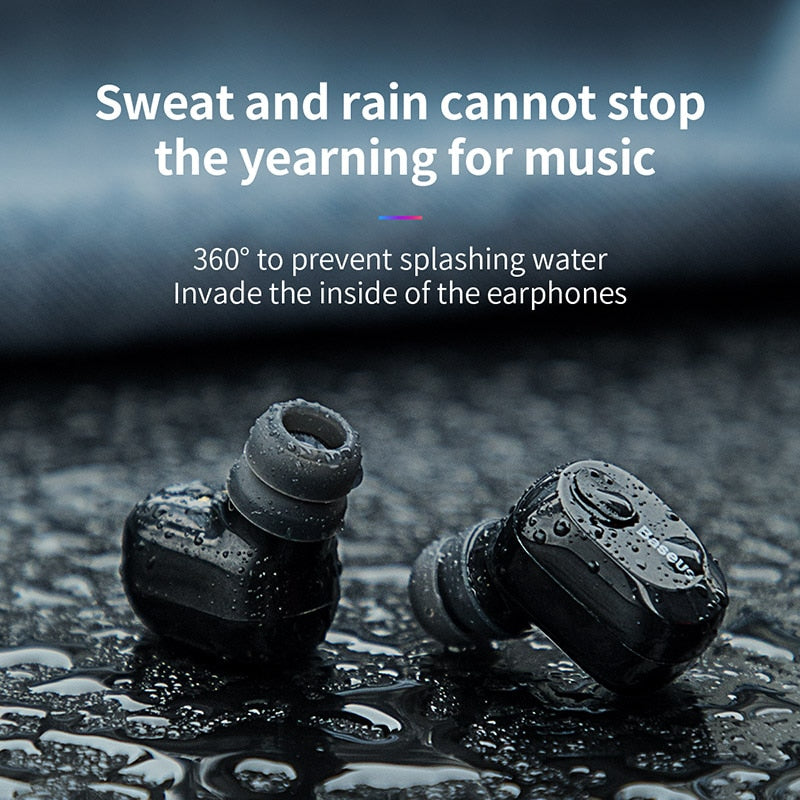 Baseus Encok W01 TWS Bluetooth 5.0 Earphones, Wireless Stereo Bass, HD Calls, 6H Playtime, Sweatproof eprolo
