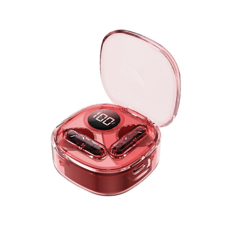 Apro138 TWS Transparent Earbuds BT5.3 ENC LED Display Gaming Headphones eprolo