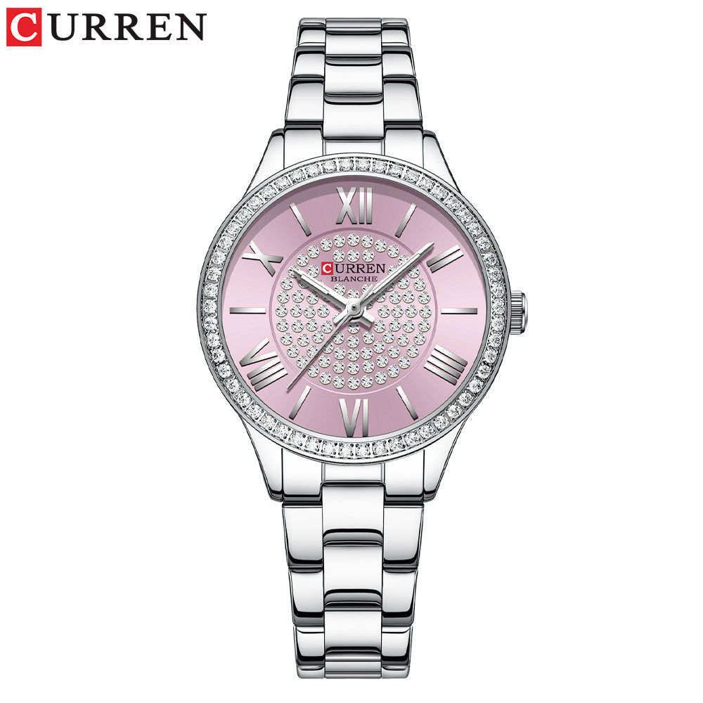CURREN BLANCHE Ladies' Quartz Watch, Fashion Stainless Steel Band, 6 Colors eprolo