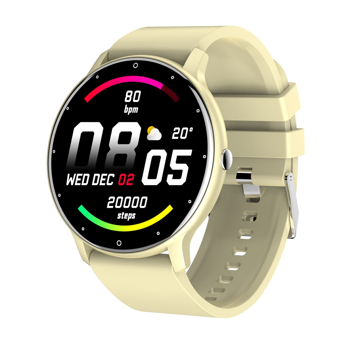 ZL02D Smart Watch with Heart Rate Monitor, Blood Pressure, Sleep Tracking, 1.3" Touch Screen eprolo