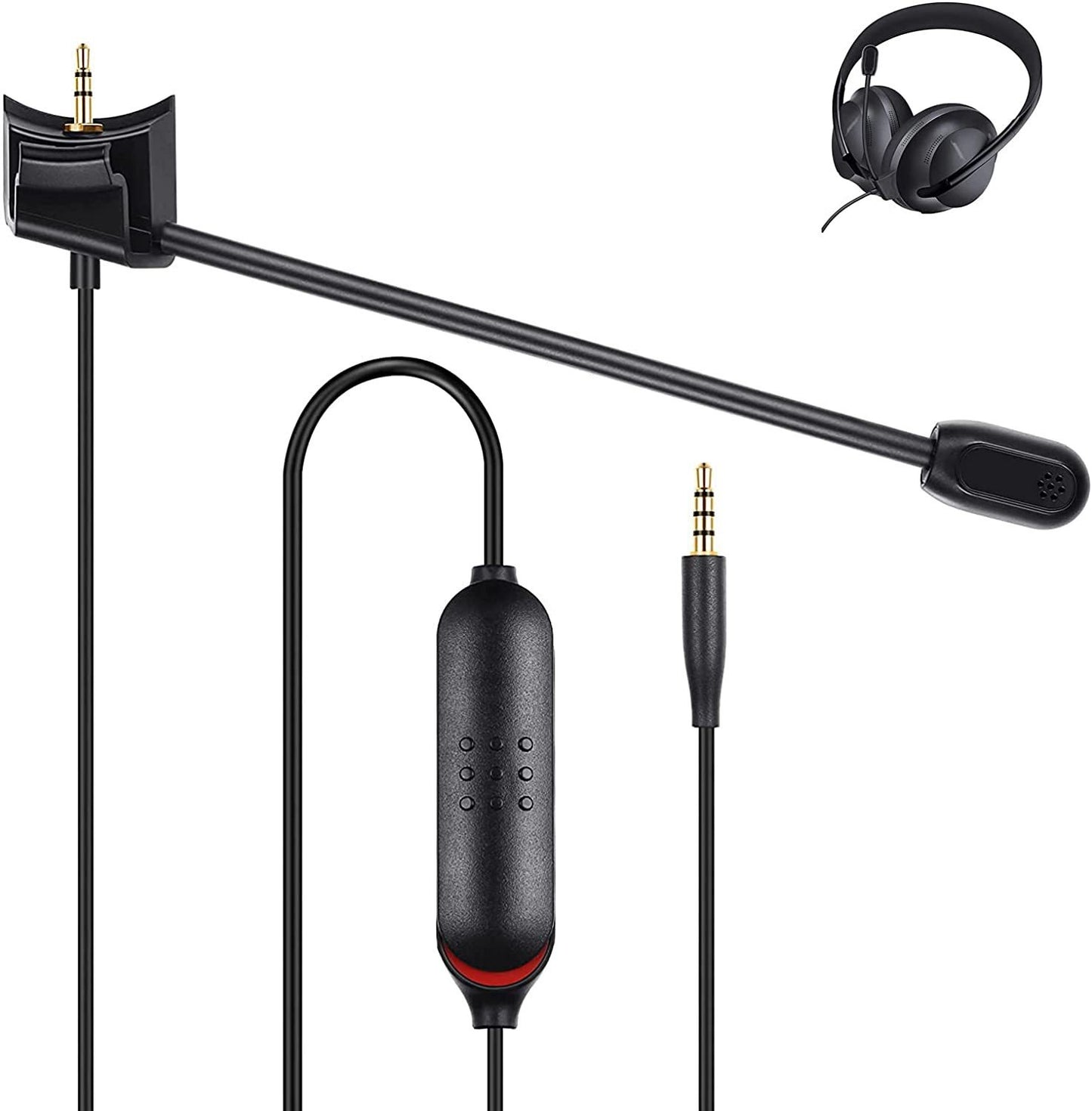 BOSE QC45 Gaming Mic Cable with Noise Cancelling & Mute Control