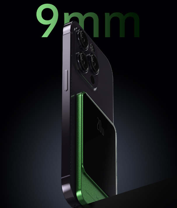 Q9 2-in-1 Magnetic Power Bank 5000mAh Fast Wireless Charging PD20W Ultra-Thin eprolo