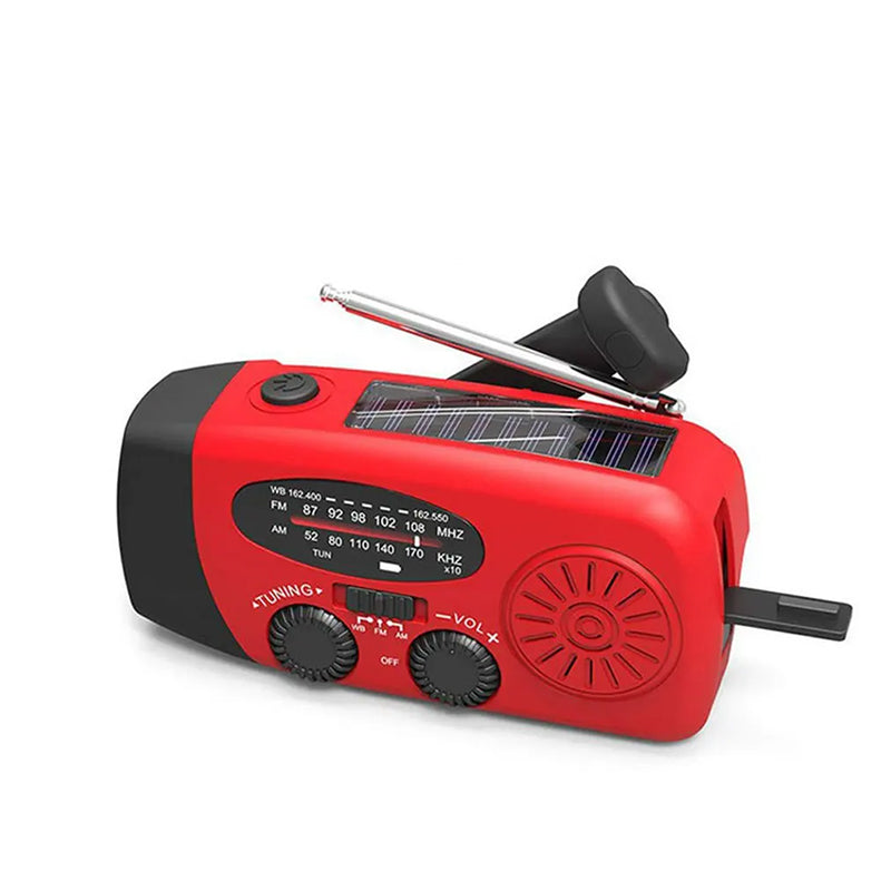 Emergency Solar Hand Crank Radio Power Bank with Flashlight & NOAA eprolo