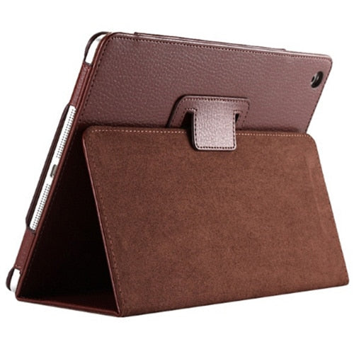 Tablet Case for Apple iPad 2/3/4, Auto Flip PU Leather Smart Stand, Litchi Texture eprolo