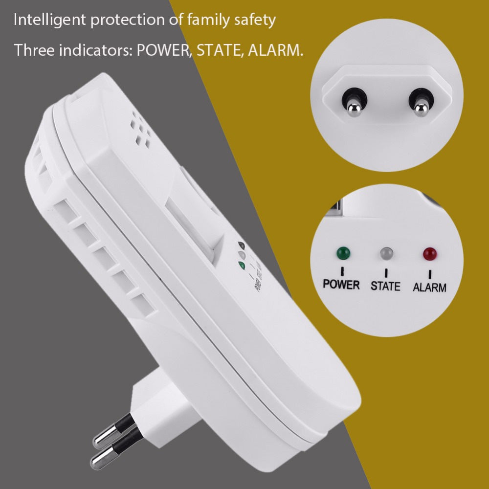 LPG Gas Leak Detector Alarm Sensor with Digital Display 110–240V Wall Mount eprolo