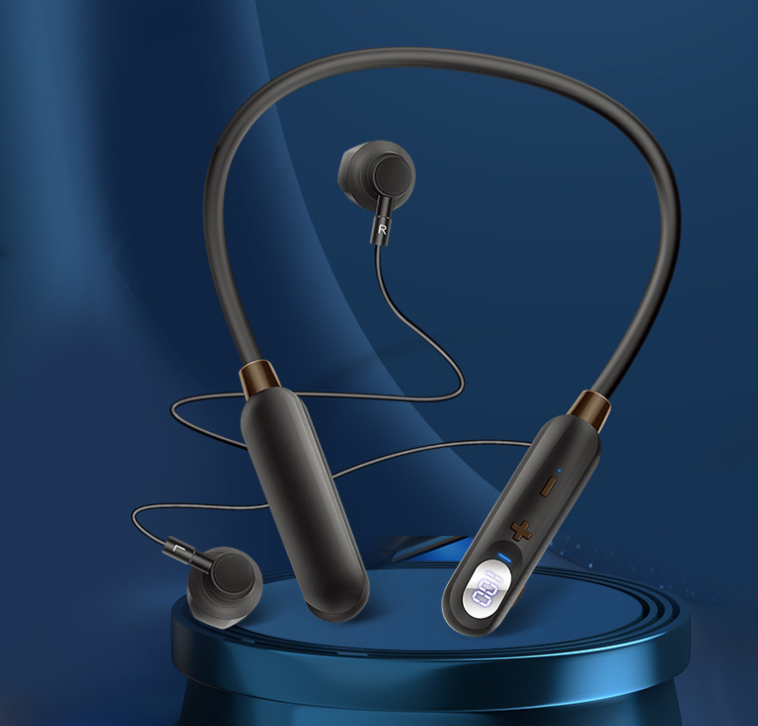 AKZ-R18 Wireless Bluetooth Earphones, Stereo Neck Hanging, 50-Hour Battery Life eprolo