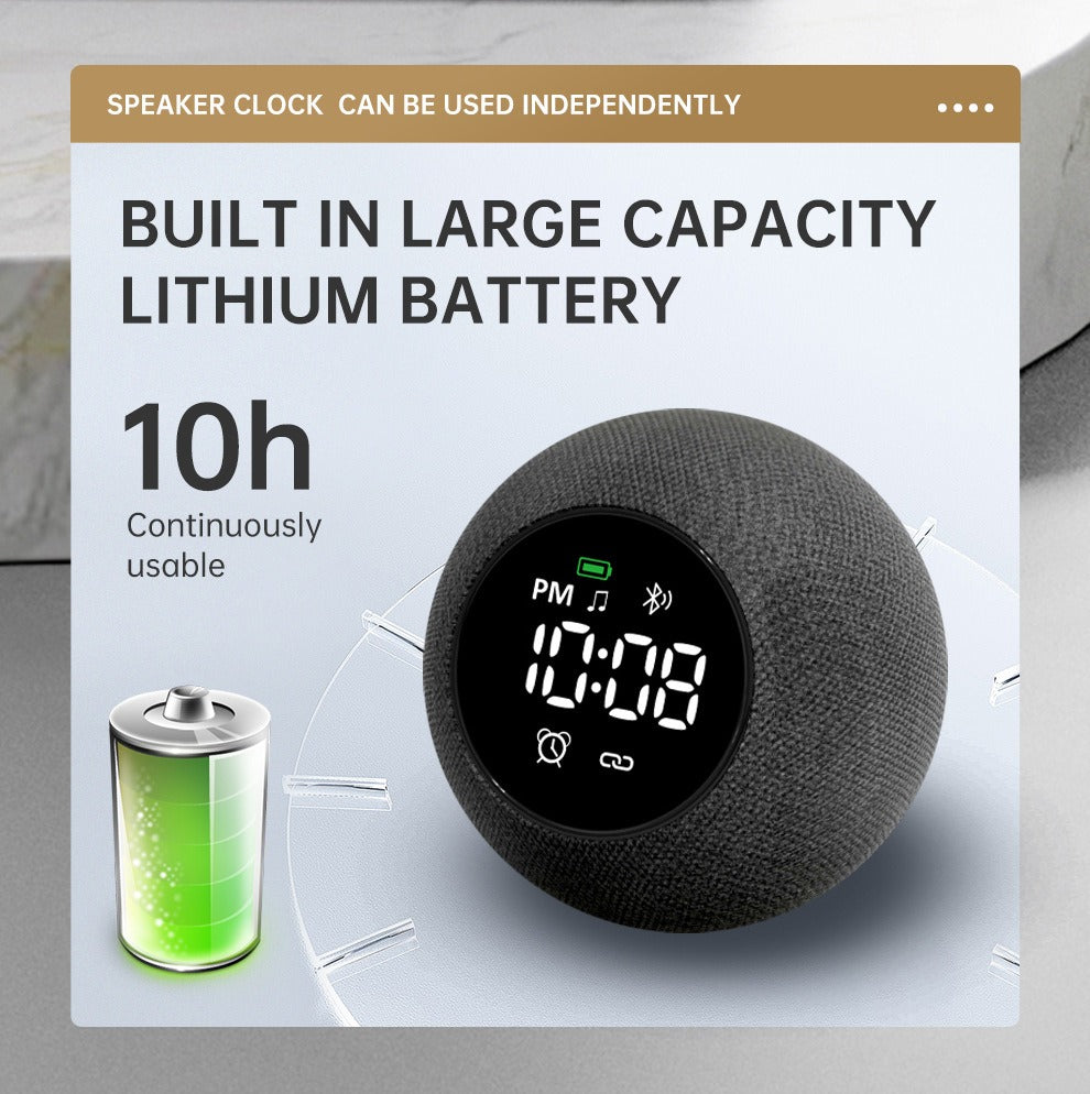 6-in-1 Wireless Charger Alarm Clock Speaker for Phone Watch Earbuds & More eprolo