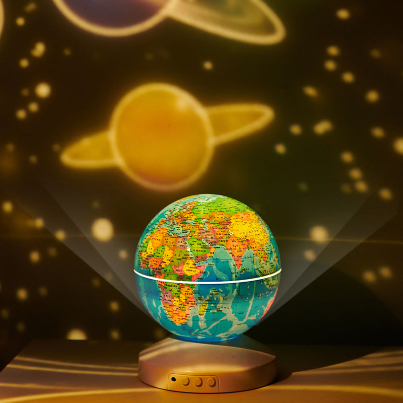 AR Globe Star Projection Lamp with Bluetooth, Music, Rotation & Rechargeable Options eprolo