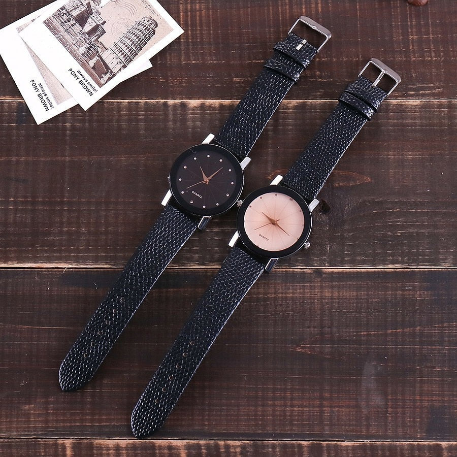 V158 Women's Luxury Quartz Leather Strap Watch – Elegant Casual Design eprolo