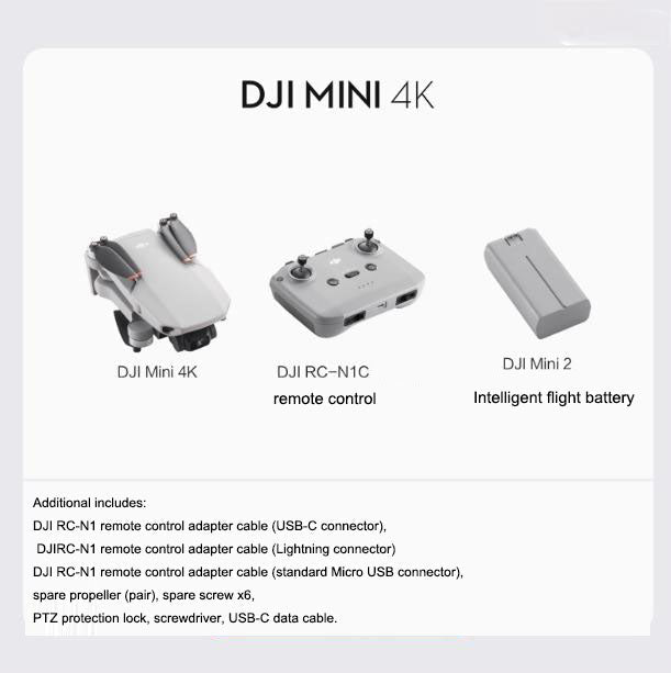 DJI Mini 4K Ultra HD Lightweight Drone with 10 km Range & 31 min Flight Time eprolo