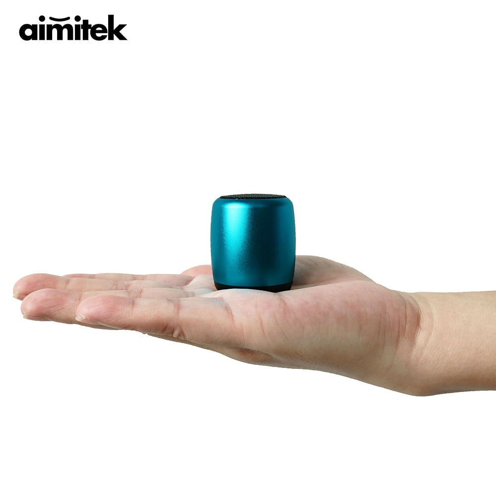 Aimitek BM3 TWS Mini Bluetooth Speaker w/ Selfie Remote & Mic, Portable eprolo