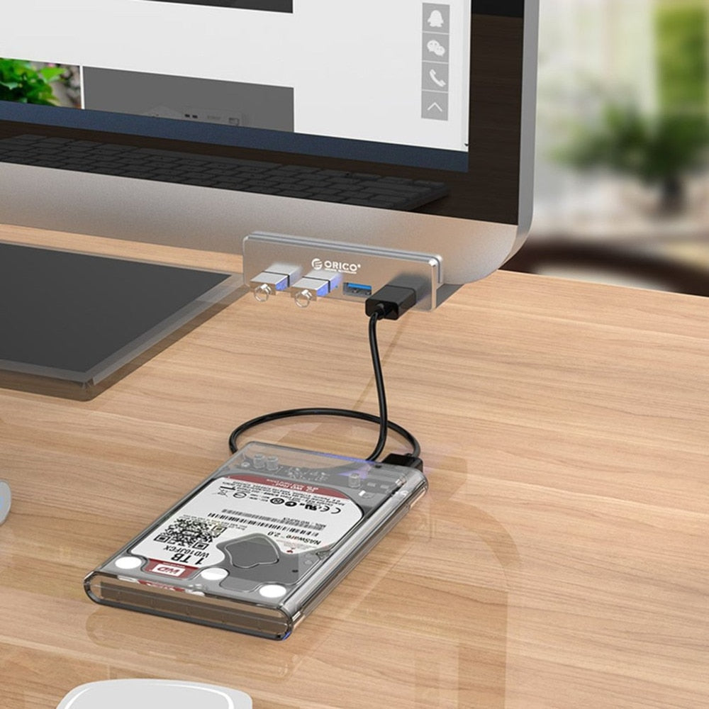 ORICO 4-Port USB 3.0 Hub Clip-On Aluminum Charging Station for Laptops eprolo