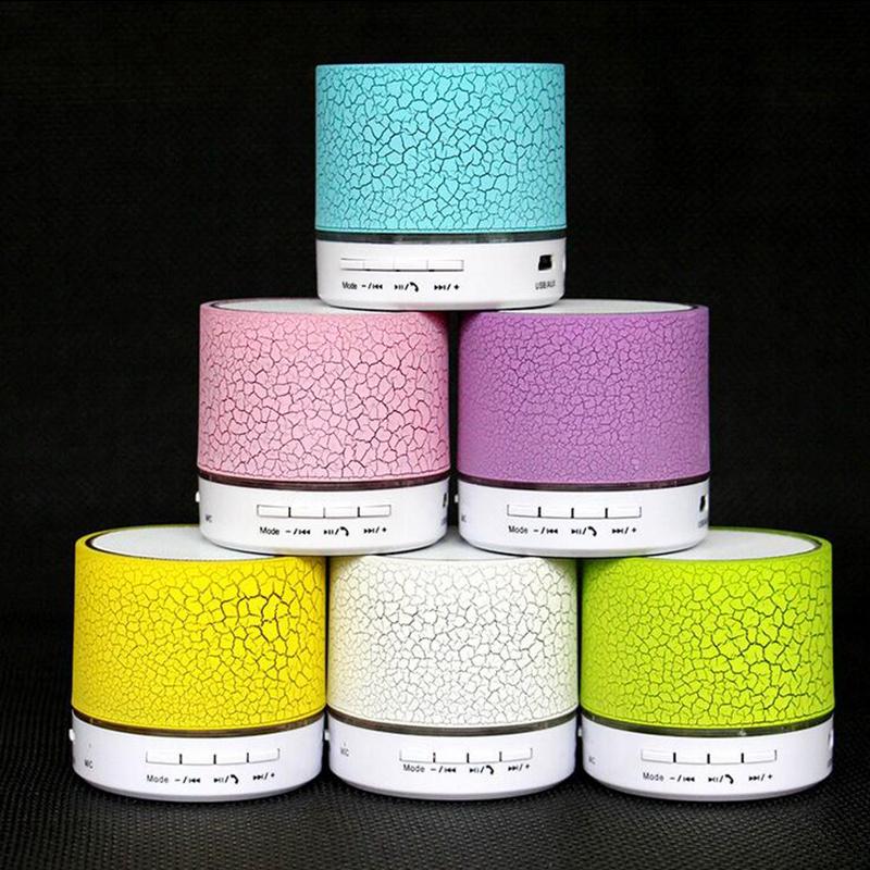 A9 Mini LED Bluetooth Speaker - Portable Wireless with TF/USB/AUX/Mic eprolo