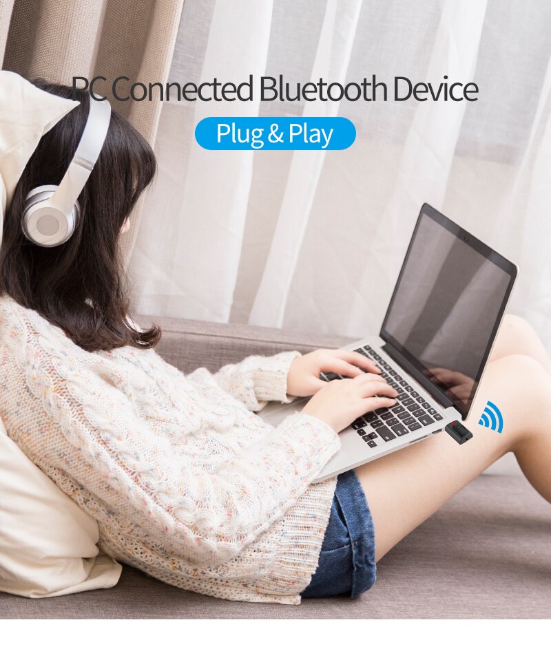 M135 4-in-1 Bluetooth 5.0 AUX USB Audio Adapter for Car TV PC Headset eprolo