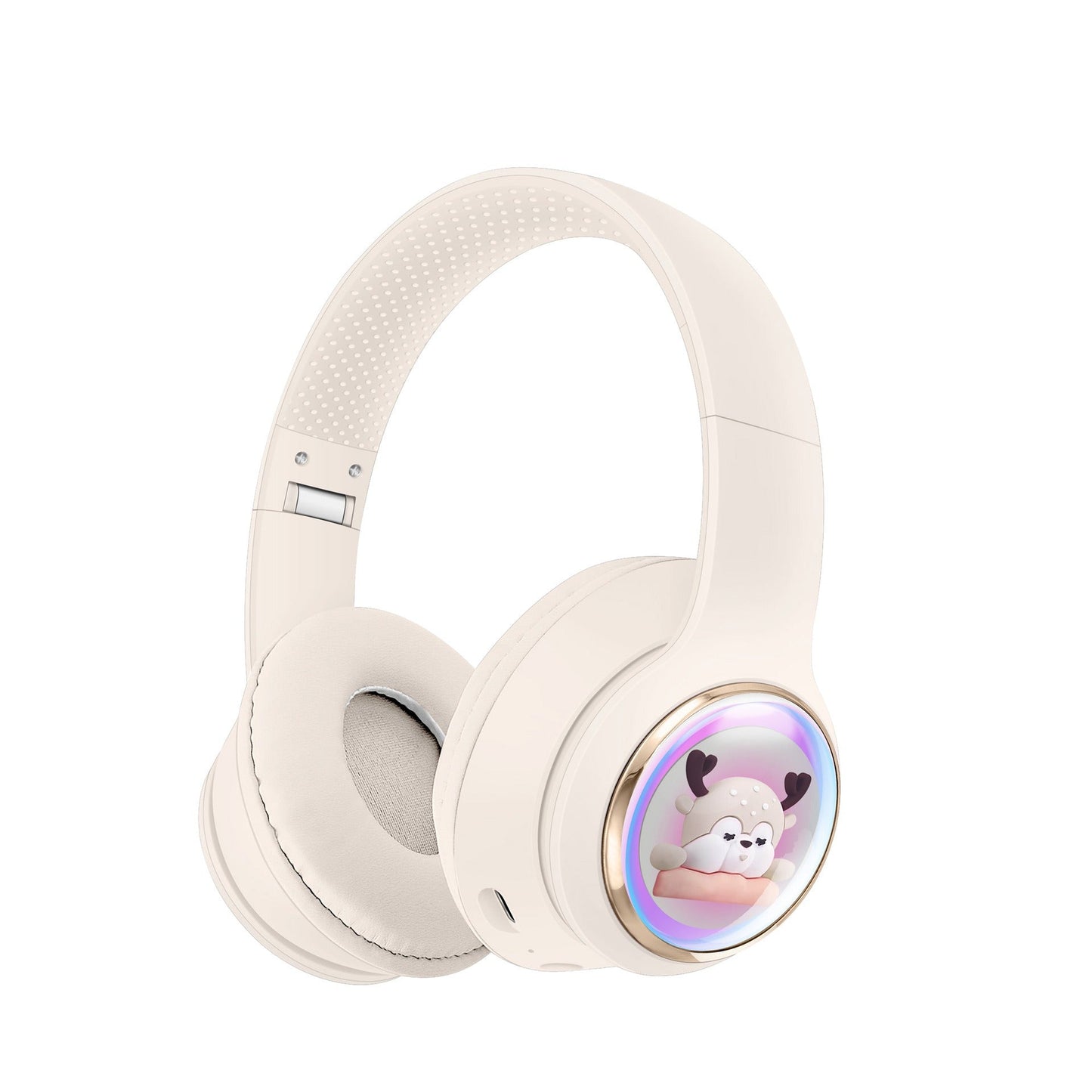AKZ-56 Cute Deer Bluetooth Headset, RGB, 40h Playtime, Foldable, TF Card, AUX eprolo