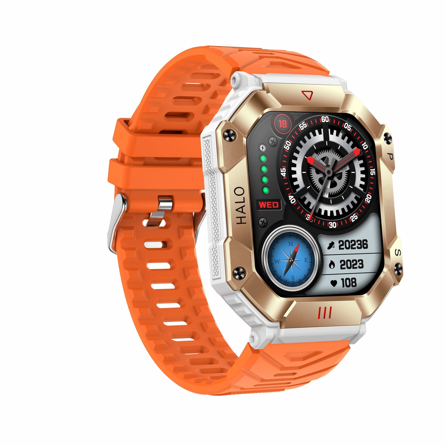 KR80 Bluetooth Smart Watch w/ Heart Rate, Blood Pressure, Blood Oxygen, HD Voice Call, IP67 Waterproof eprolo