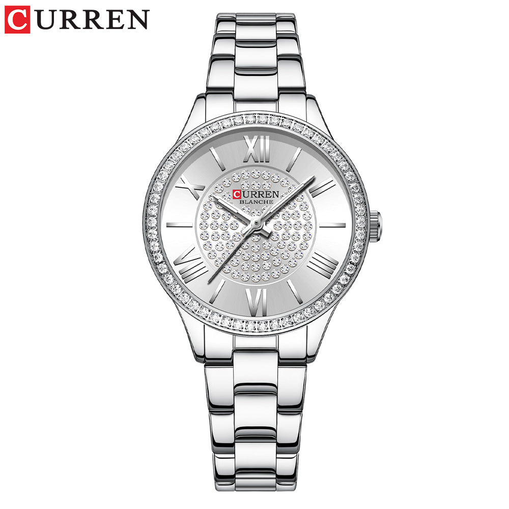 CURREN BLANCHE Ladies' Quartz Watch, Fashion Stainless Steel Band, 6 Colors eprolo
