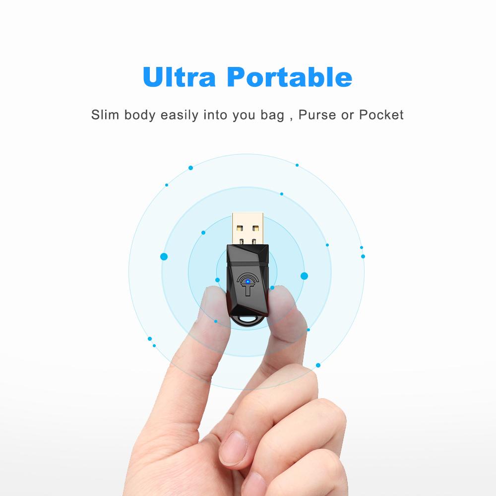 Rocketek 300 Mbps USB Wi‑Fi Adapter 2.4 GHz 802.11n/g/b Driver‑Packed eprolo