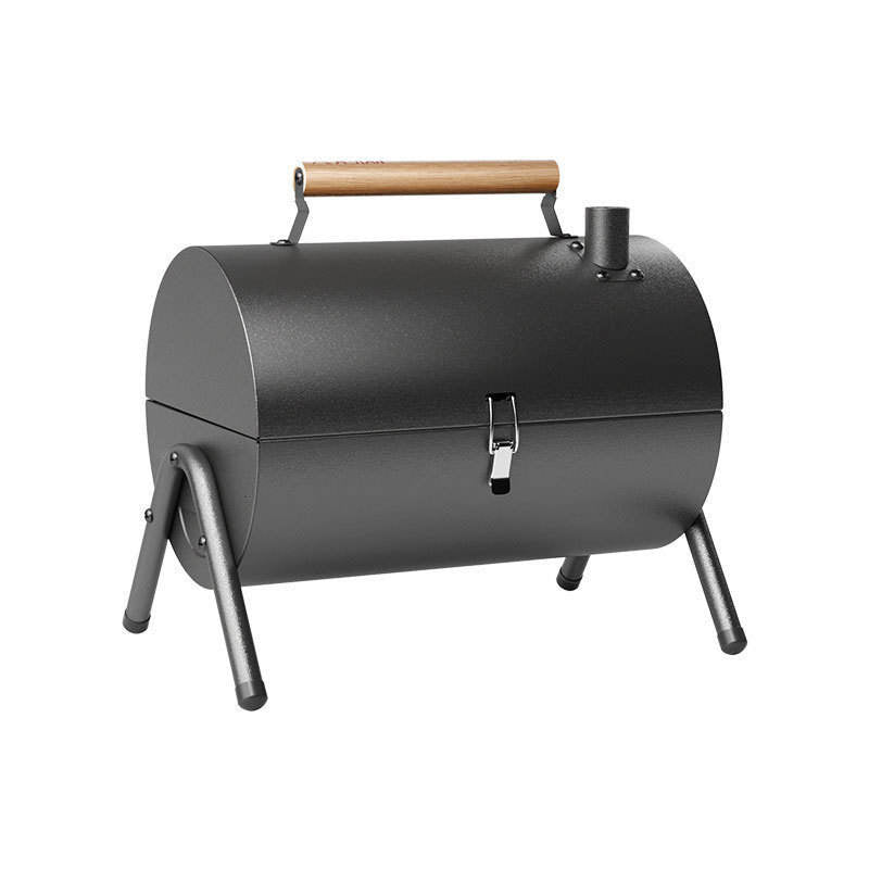 Portable Double-Sided BBQ Grill with Baking Tray, Outdoor Charcoal Stove for Camping - Lumic Deals
