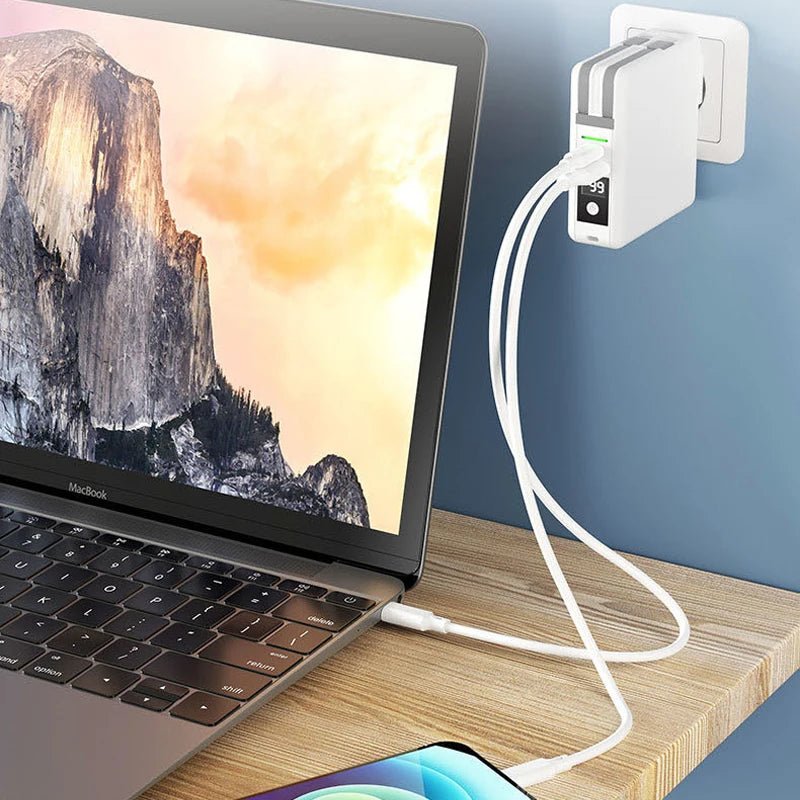 3-in-1 10000mAh Power Bank with AC Plug & 15W Wireless Charging for iPhone, Samsung eprolo