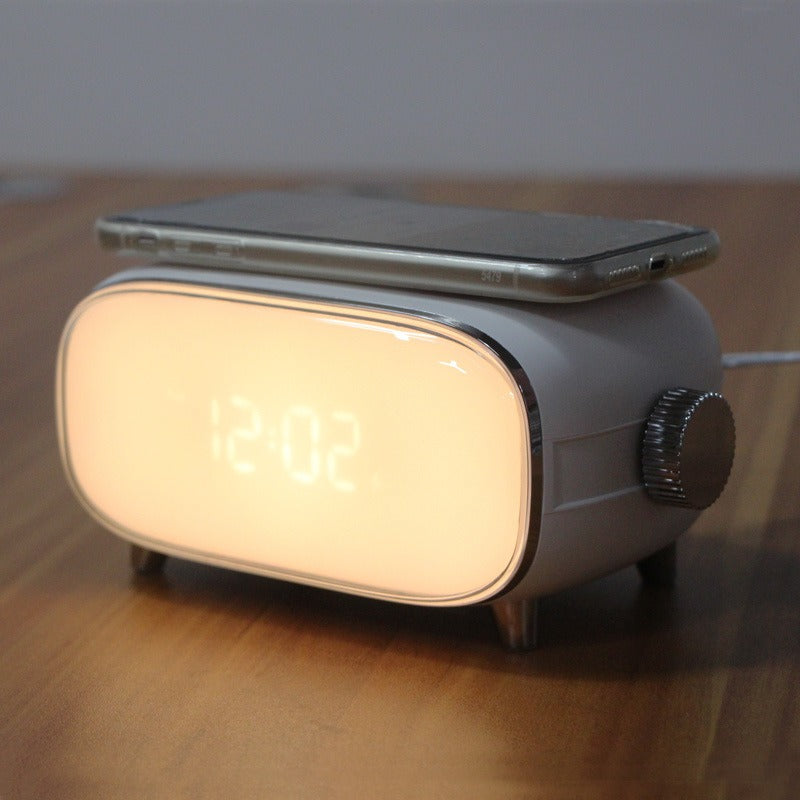 XH-329 Smart Sunrise Alarm Clock with 10W Qi Wireless Charging Night Light eprolo