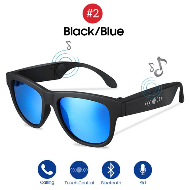 VIVIBEE G1 Bone Conduction Bluetooth Smart Sunglasses Polarized Audio UV400 eprolo