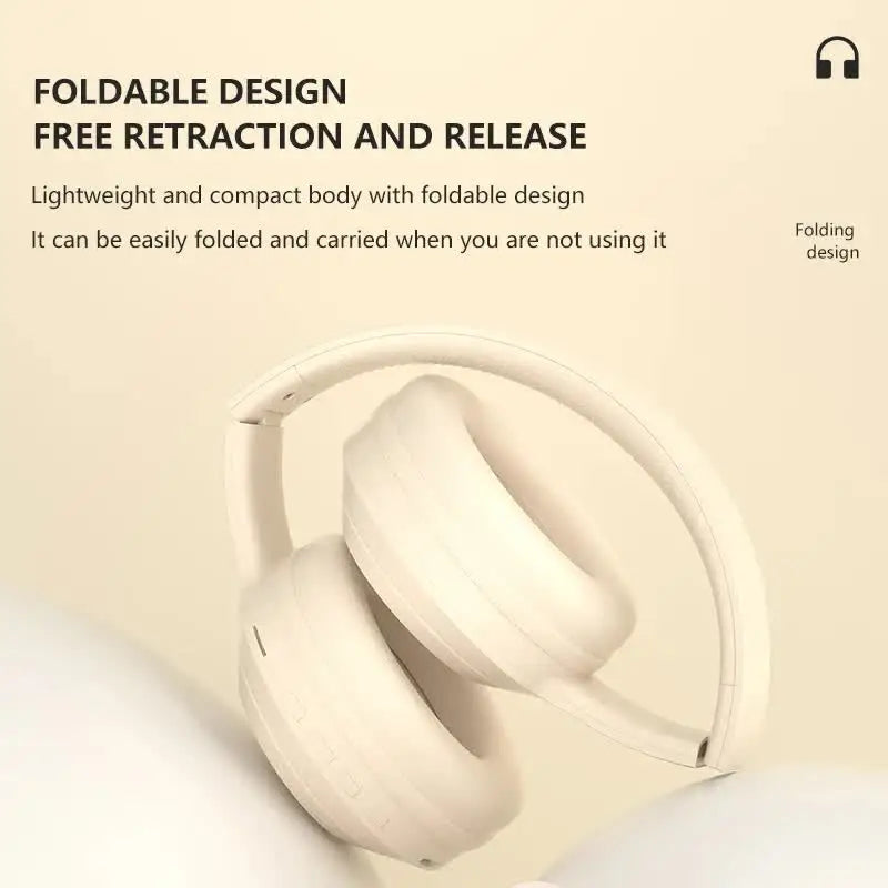 Wireless Bluetooth Headphones with Active Noise Cancellation, 40mm Driver, 50H Standby eprolo