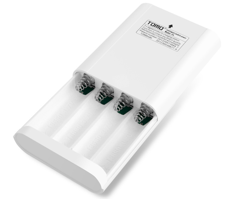 TOMO P4/S4 DIY Smart Power Bank & Charger 4x18650 Battery, Type-C, Dual Output eprolo