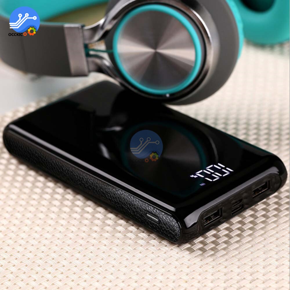 DIY 6x18650 Power Bank Case Shell with LCD, USB & Type-C Charger eprolo