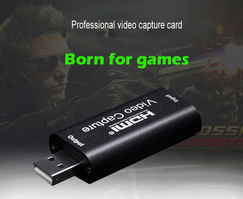 USB 2.0 HDMI Video Capture Card, 1080P 30FPS Game Recording Device for Live Streaming - Lumic Deals