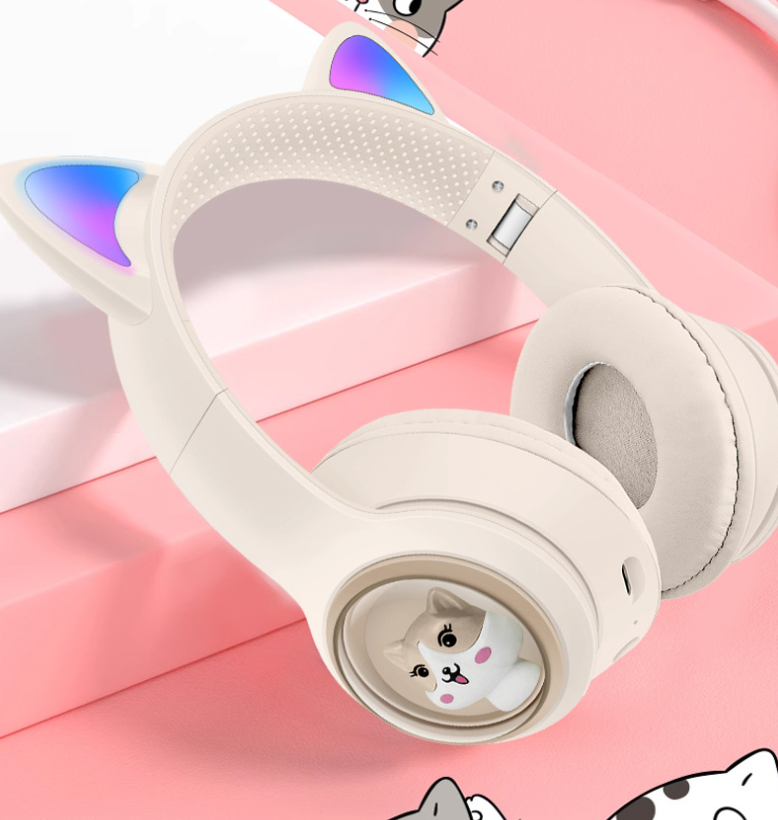 AKZ‑01 Luminous Cute Cartoon Pet Bluetooth Kids Earphones Waterproof eprolo