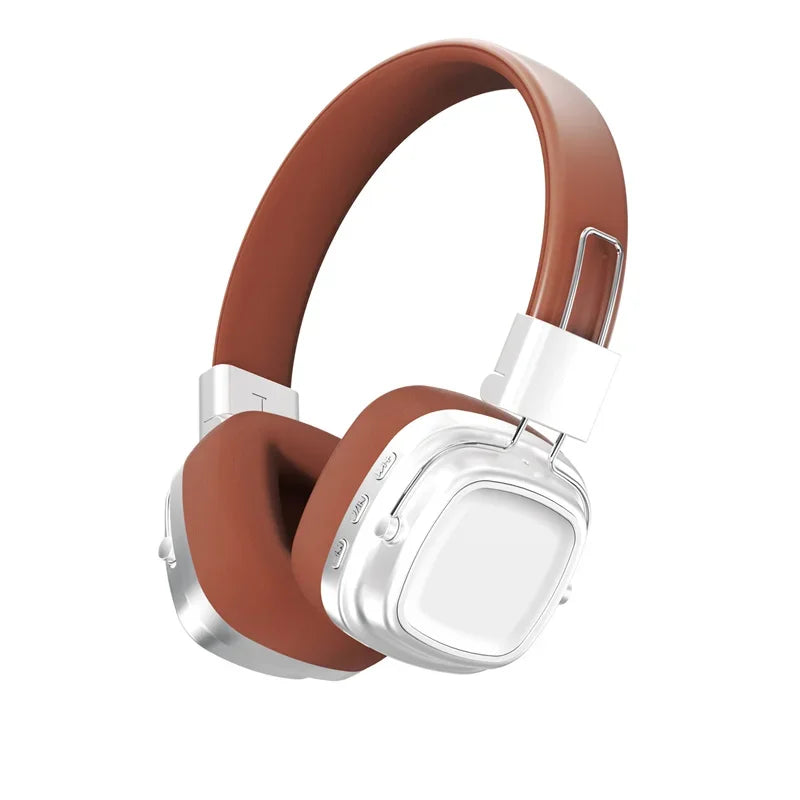 DR-02 Retro On-Ear Wireless Bluetooth 5.3 Headset w/ 40mm Drivers, 8H Playtime, Low-Latency Gaming, Hi-Fi Sound eprolo