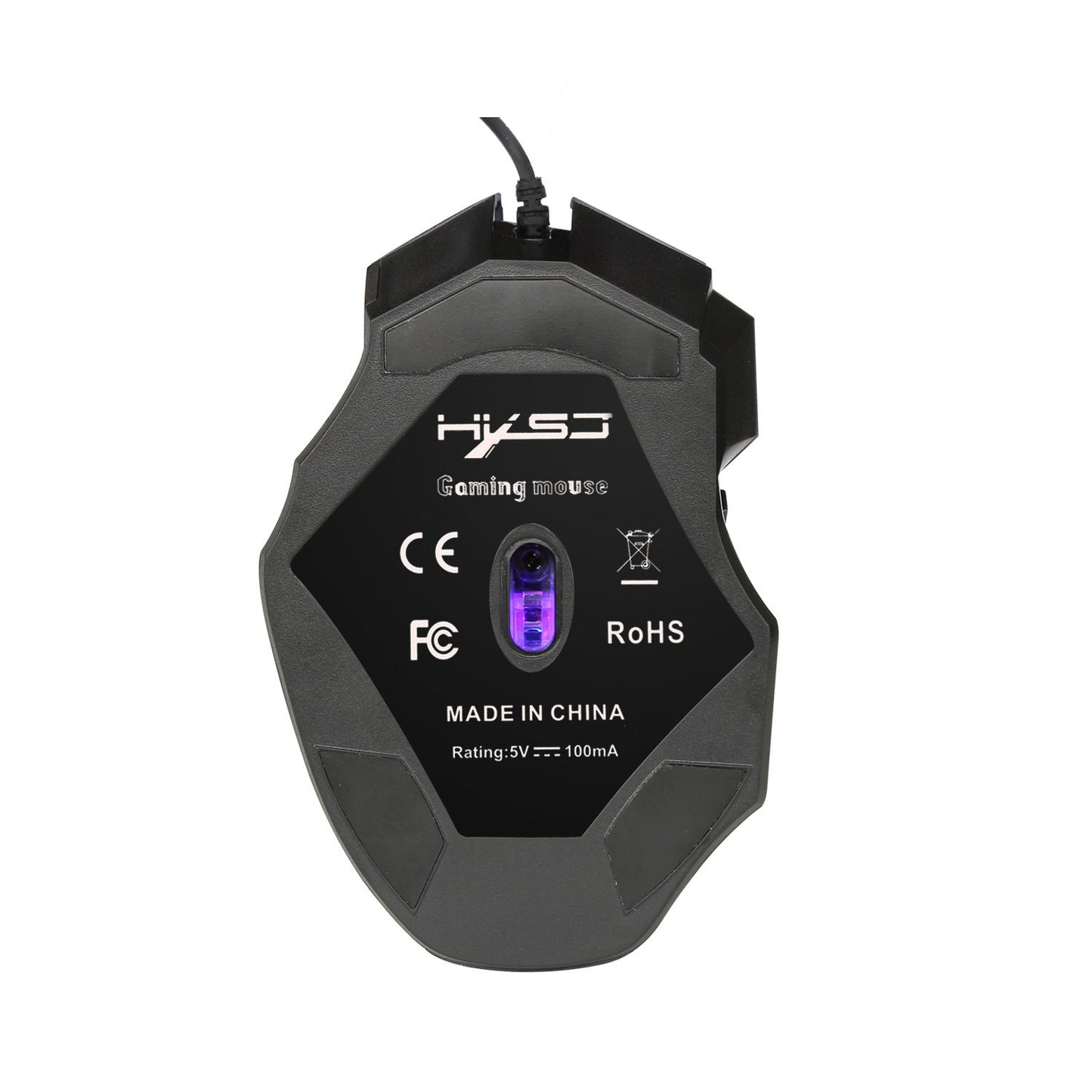 HXSJ A868 7D RGB Gaming Mouse with Fire Key, 5500DPI, 7 Buttons, Wired Optical Mouse eprolo