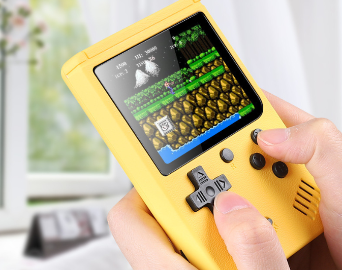 Macaron Retro Handheld Console (500-in-1) – 3″ HD, Colorful Nostalgia eprolo