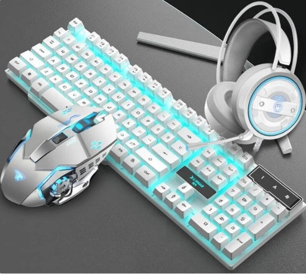 GX50 Wired Gaming Keyboard Mouse Headset Set, RGB Backlit for PC/Mac eprolo