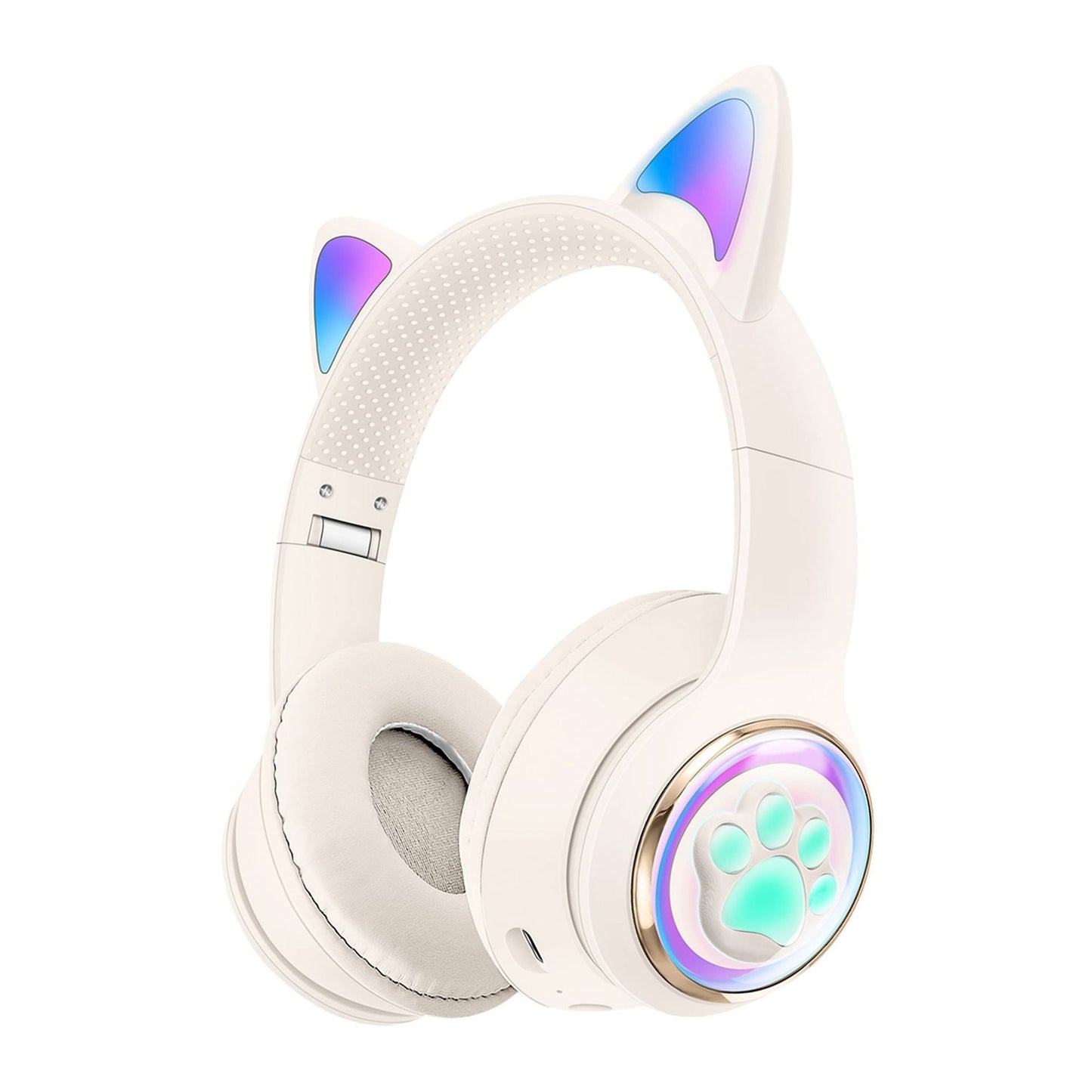 AKZ-62 Luminous Cat Ear Claw Bluetooth Headphones Gaming Stereo Wireless Earphones eprolo