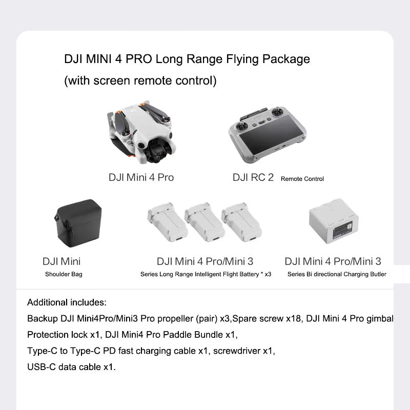 DJI Mini 4 Pro 48MP 4K/60 fps HDR Drone with ActiveTrack & 20 km Range eprolo