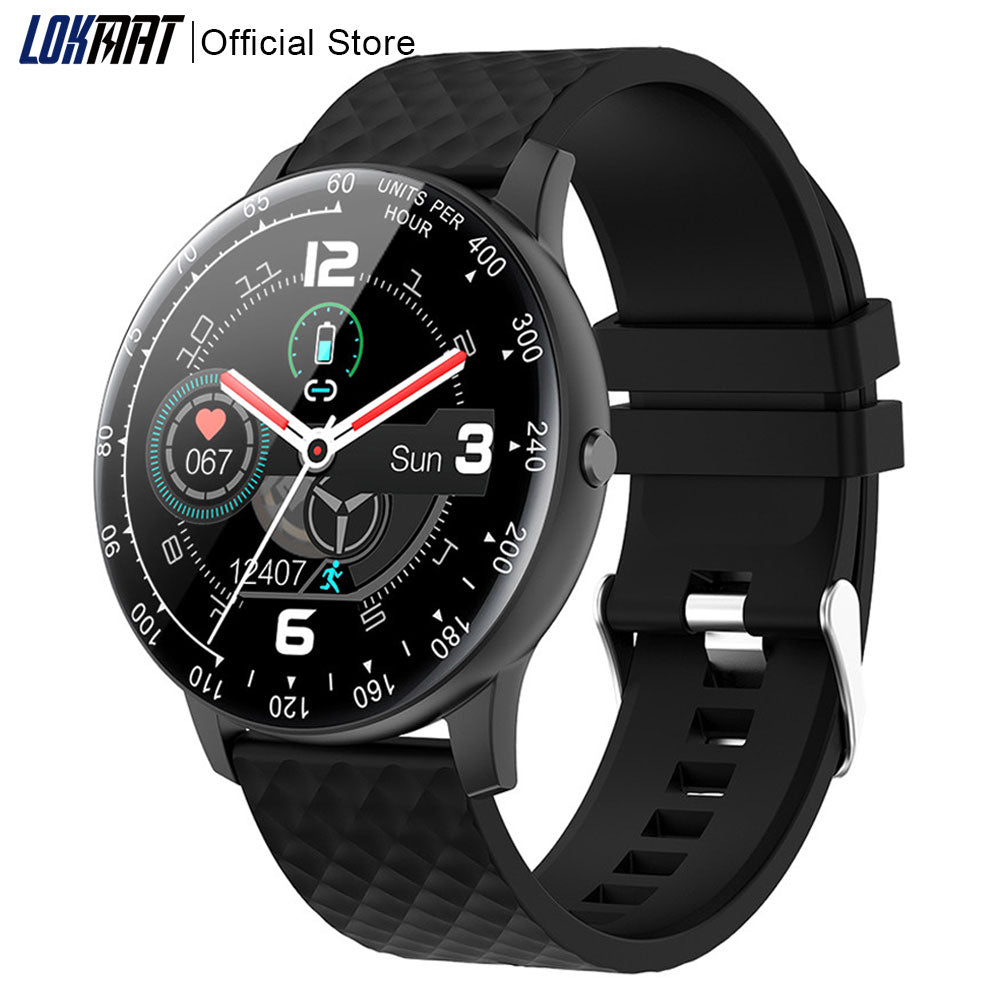 LOKMAT Smartwatch for Men & Women, Fitness Tracker with Heart Rate Monitor, Blood Pressure, IP68 Waterproof eprolo