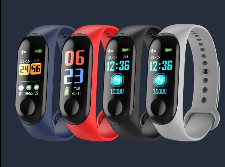 M3 Sports Smartwatch, Heart Rate & Blood Pressure Monitor, Fitness Tracker eprolo