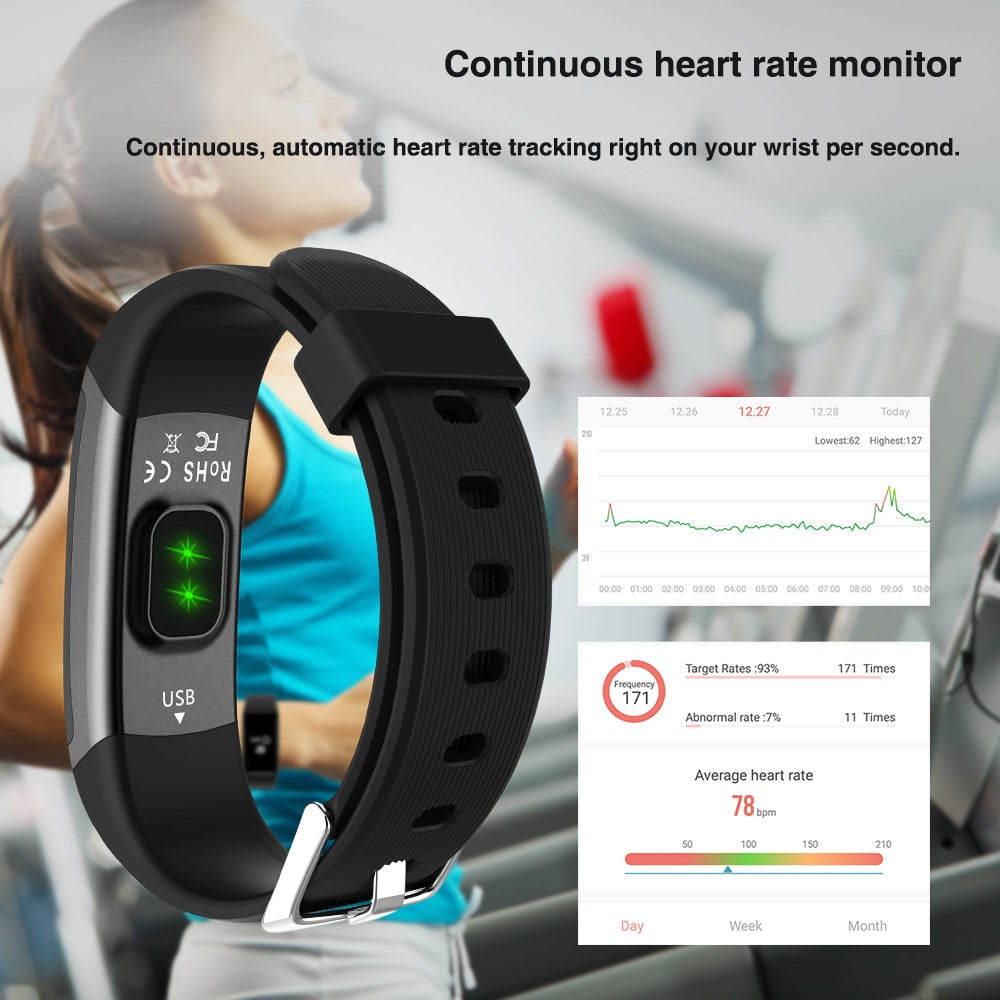 GT101 Sport Smart Watch – Waterproof Fitness Tracker with Heart Rate Monitor, Sleep Tracking, Call Reminder for Men & Women eprolo
