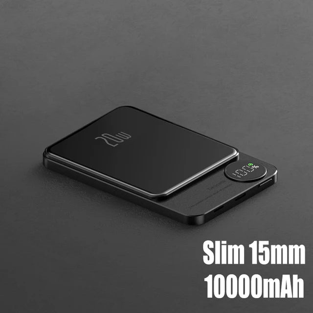 Q9 2-in-1 Magnetic Power Bank Charger 10000mAh MagSafe PD20W Wireless 15W Fast Charging eprolo