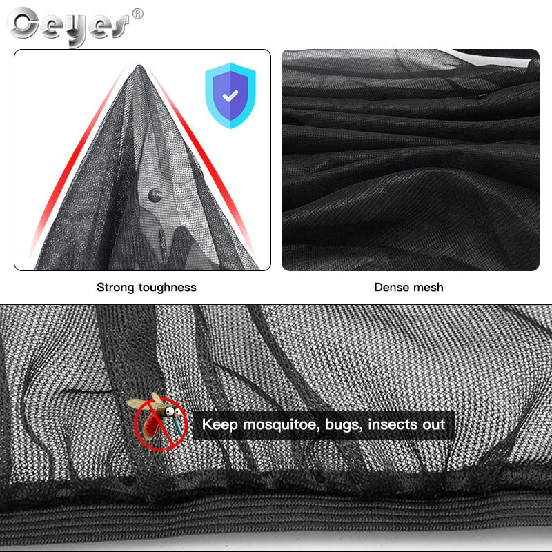 Ceyes 2PCS Car Side Window Sunshade Mesh UV Protection Sun Visor for Privacy & Heat Reduction eprolo