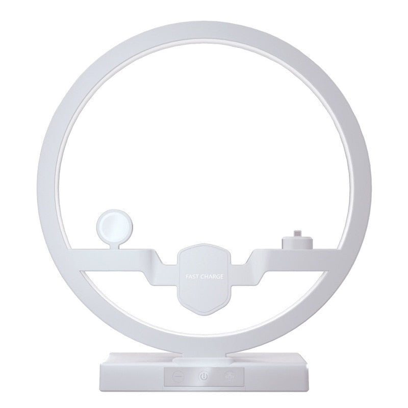 N38 3-in-1 Fast Wireless Charger Dock & LED Lamp for Apple iPhone iWatch AirPods eprolo