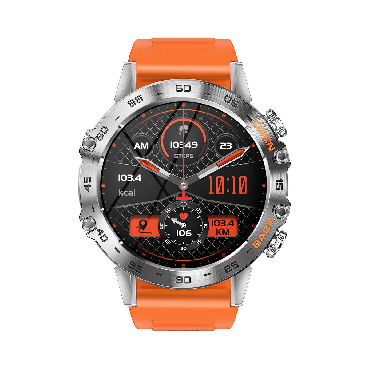 K52 Smart Watch 1.39" HD Bluetooth Call Fitness Tracker Heart Rate Monitor eprolo