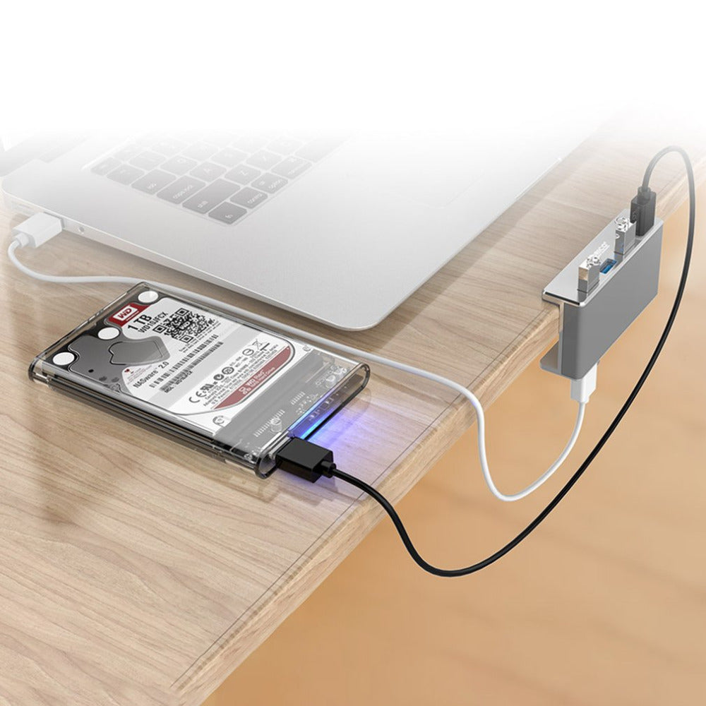 ORICO 4-Port USB 3.0 Hub Clip-On Aluminum Charging Station for Laptops eprolo