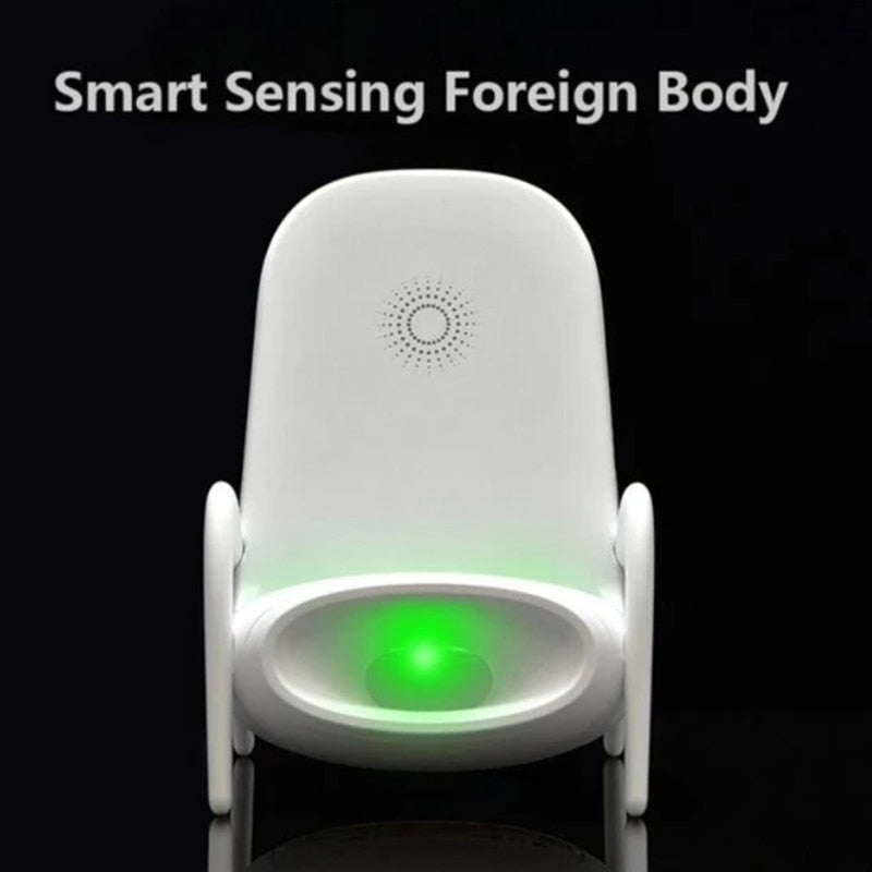 Portable Mini Chair Wireless Charger with Speaker, Universal Stand for All Phones eprolo