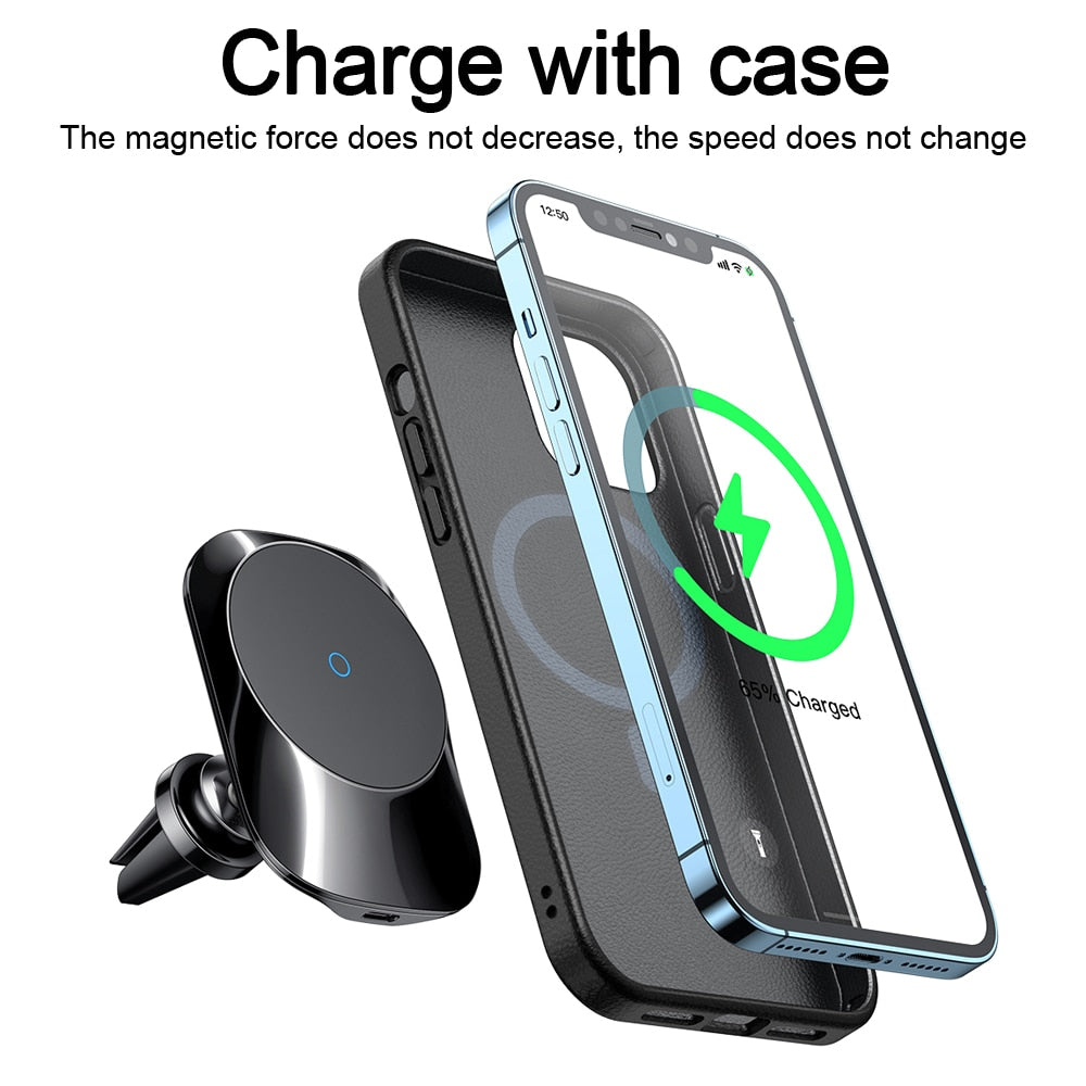 Mcdodo CH‑707 Fast 15W Magnetic Qi Car Wireless Charger & Holder eprolo