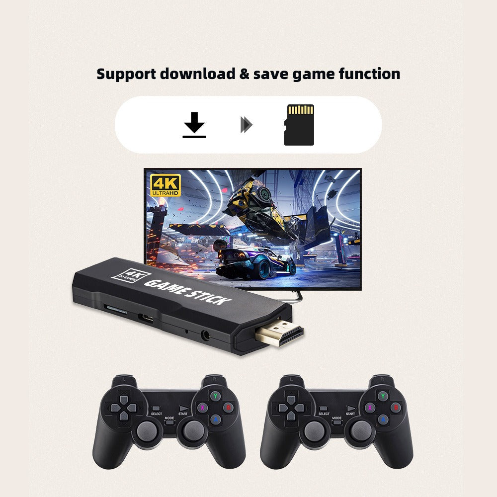 Y5 Lite Retro Game Console 4K HD, 40000+ Games, Dual Wireless Controllers eprolo