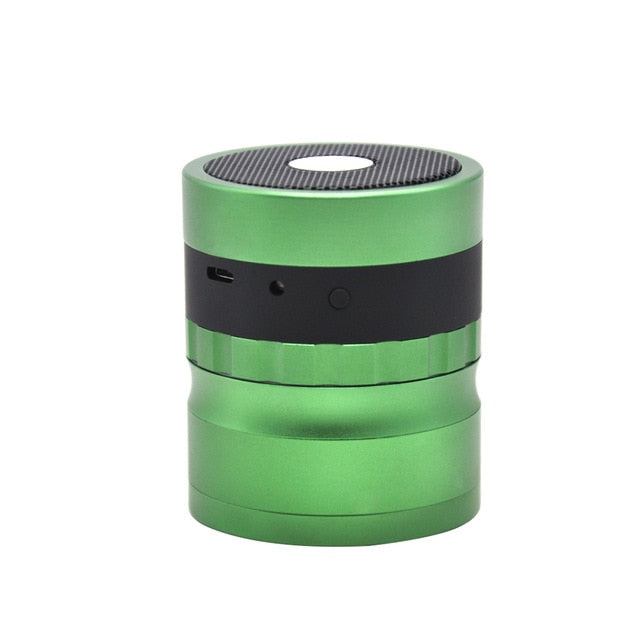 SDYX6300 Bluetooth Tobacco Grinder Speaker, 62mm Diamond Teeth, 4-Layer Aluminum eprolo